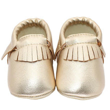 Tassels Baby Moccasin Newborn Baby Shoes Soft Bottom PU Leather Prewalkers 0-18M