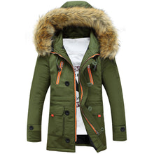 Warm Winter Hooded Fur Jacket