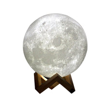 LED Night Light 3D Printing Moon Lamp Dimmable Touch Control USB Charging Light