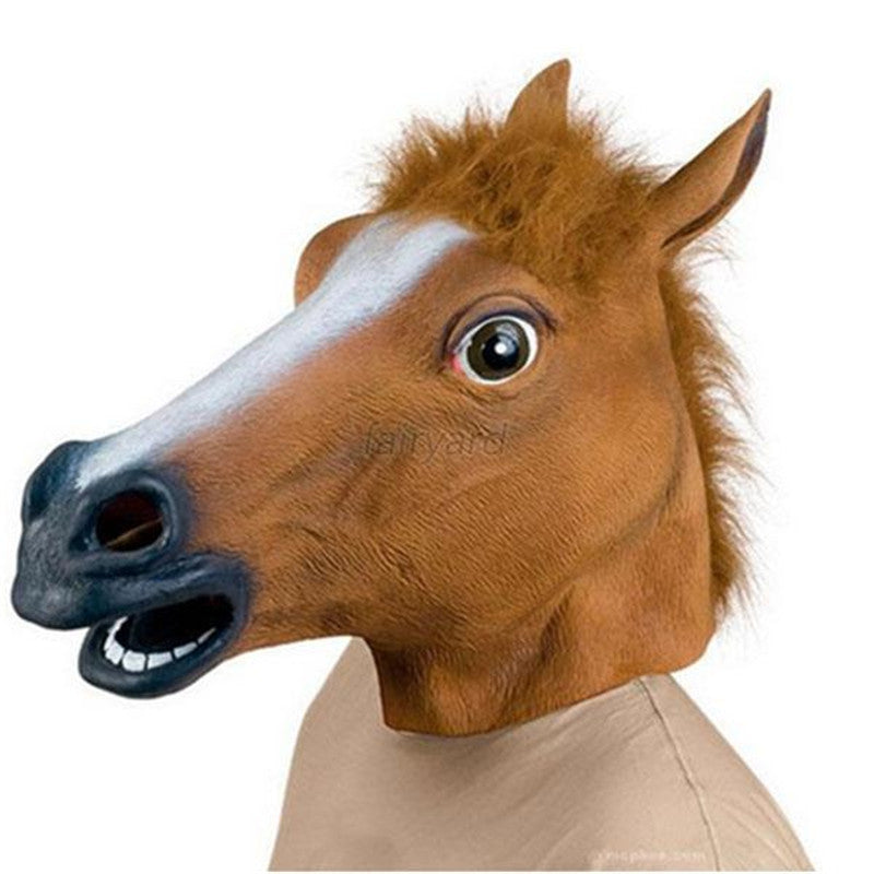 Horse Head Mask Animal Costume n Toys Party Halloween