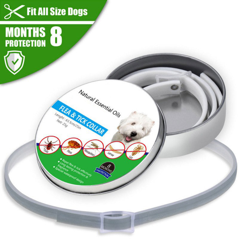 Outdoor Pet Collar TPE Insect Mosquito Flea Prevention Adjustable Outdoor Dog Neck Supplies