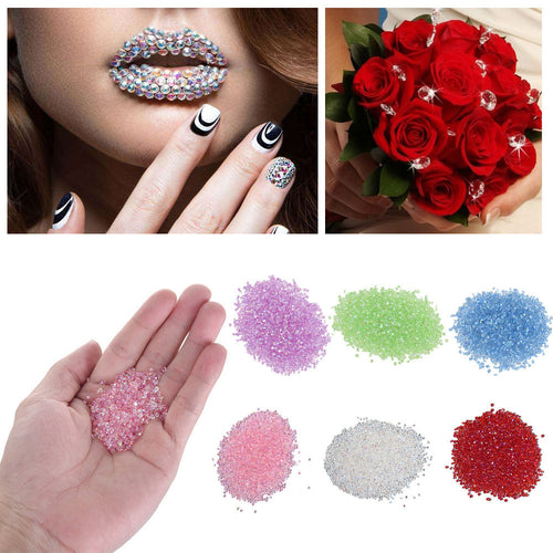5000Pcs 3MM DIY Diamond Table Confetti Clear Crystal Events Party Accessories