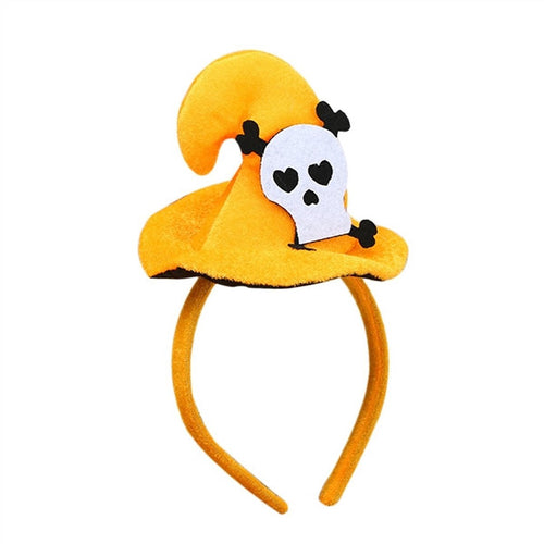 Cute Halloween Head Band Pumpkin Hairband Pumpkin Hat Kids Children Witch Hat