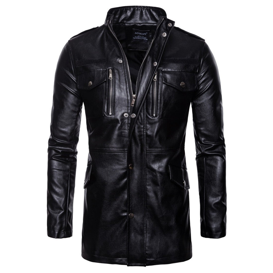 New Arrival Mens Motorcycle Leather Jacket